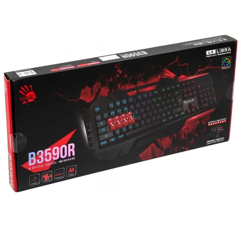 Игровая клавиатура Bloody B3590R, Black (B3590R) - фото #3, Technodom.kz