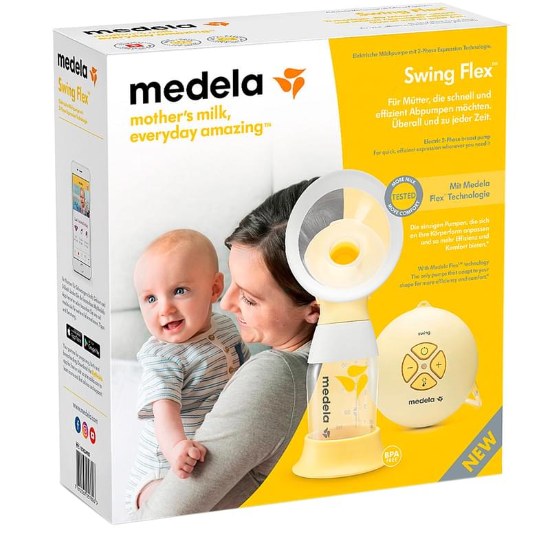 Молокоотсос SWING Flex электрический двухфазный Medela 101033781 - фото #2, Technodom.kz Молокоотсос SWING Flex электрический двухфазный Medela 101033781 - фото #2, Technodom.kz