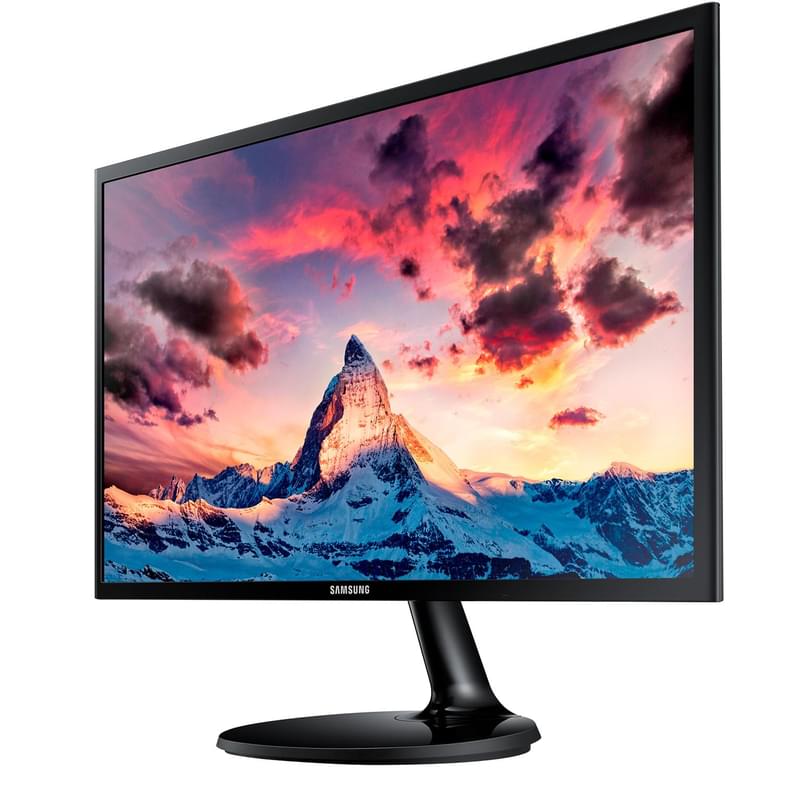 Монитор 23.5" Samsung LS24F354FHIXCI 1920x1080 16:9 PLS 60ГЦ (HDMI+VGA) Black - фото #1, Technodom.kz