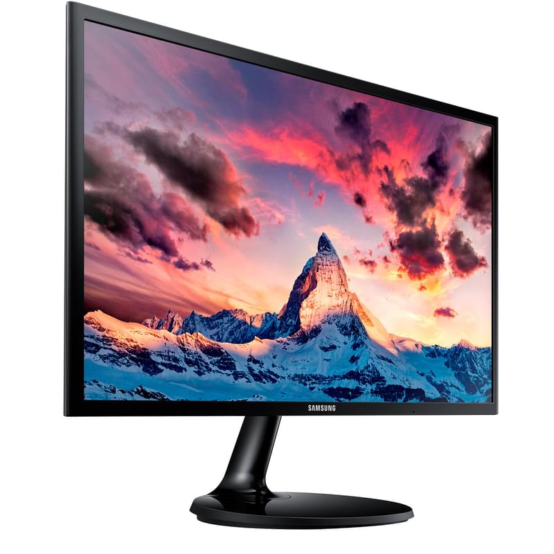 Монитор 23.5" Samsung LS24F354FHIXCI 1920x1080 16:9 PLS 60ГЦ (HDMI+VGA) Black - фото #2, Technodom.kz