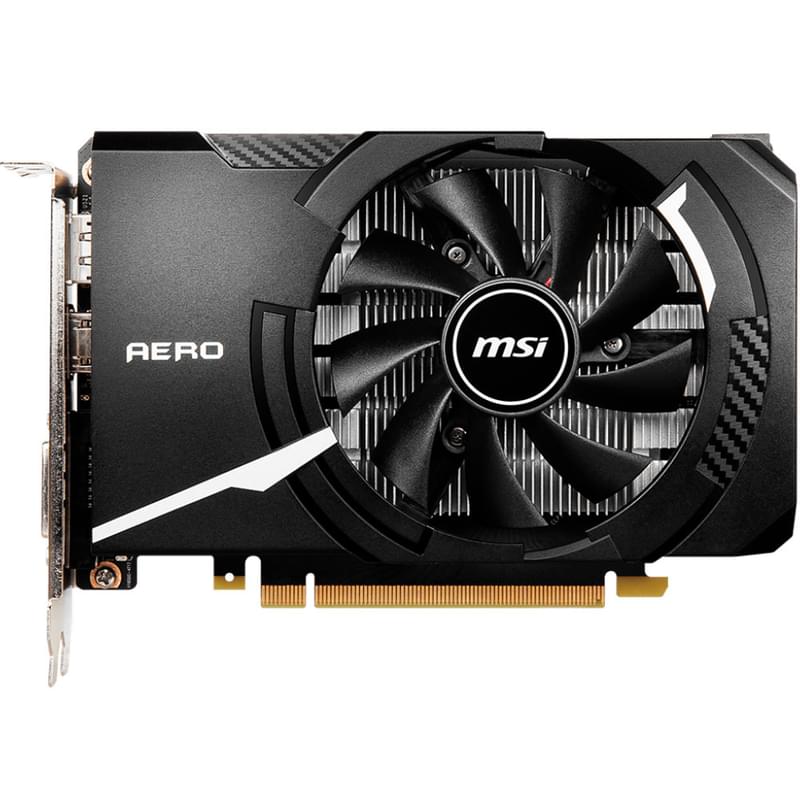 Видеокарта MSI GTX 1650 D6 AERO ITX OC 4GB 128bit/G6 (HDMI+DVI-D+DP)(GTX 1650 D6 AERO ITX OCV1) - фото #0, Technodom.kz