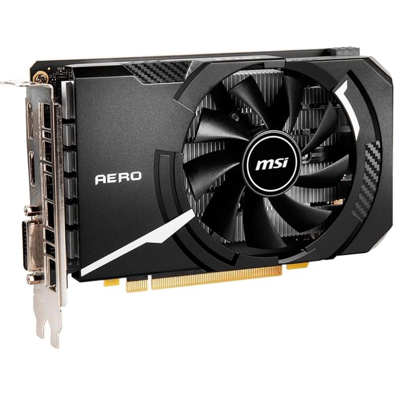 Видеокарта MSI GTX 1650 D6 AERO ITX OC 4GB 128bit/G6 (HDMI+DVI-D+DP)(GTX 1650 D6 AERO ITX OCV1) - фото #2, Technodom.kz