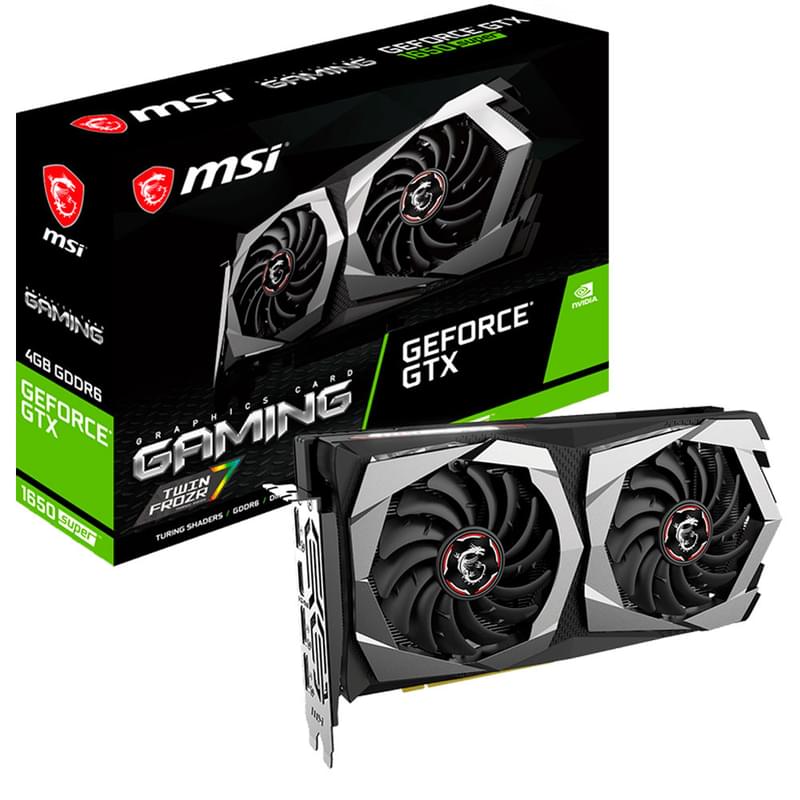 Видеокарта MSI GTX 1650 SUPER GAMING 4GB 128bit/G6 (HDMI+3DP)(GTX 1650 SUPER GAMING) - фото #4, Technodom.kz