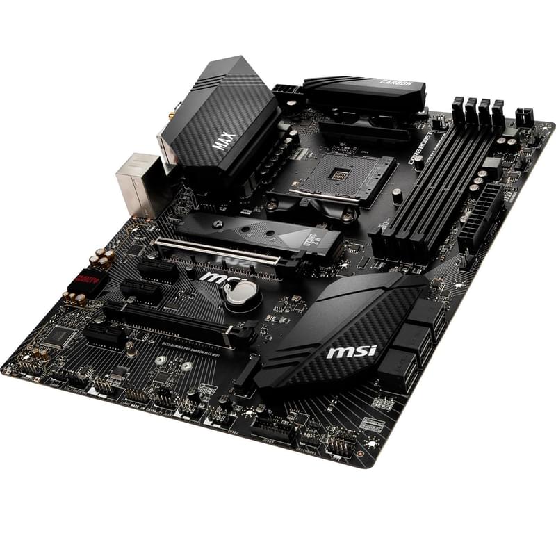 Материнская плата MSI B450 GAMING PRO CARBON MAX WIFI AM4 4DDR4 PCI-E 2x16 3x1 (HDMI+DP) ATX - фото #3, Technodom.kz Материнская плата MSI B450 GAMING PRO CARBON MAX WIFI AM4 4DDR4 PCI-E 2x16 3x1 (HDMI+DP) ATX - фото #3, Technodom.kz