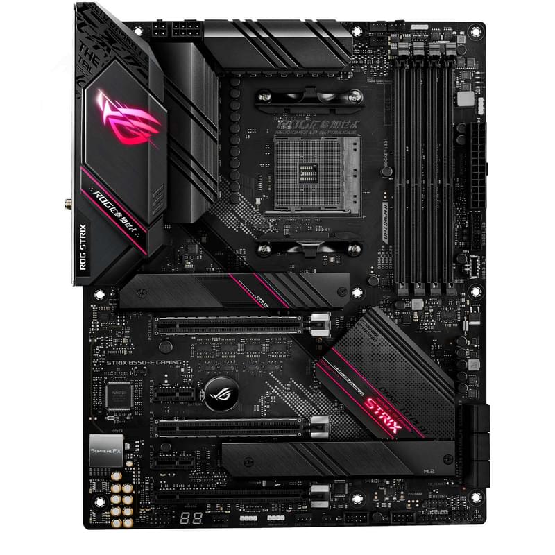 Материнская плата Asus ROG STRIX B550-E GAMING AM4 4DDR4 PCI-E 3x16 2x1 (HDMI+DP) ATX - фото #0, Technodom.kz Материнская плата Asus ROG STRIX B550-E GAMING AM4 4DDR4 PCI-E 3x16 2x1 (HDMI+DP) ATX - фото #0, Technodom.kz