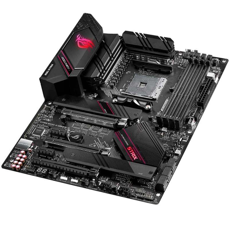 Материнская плата Asus ROG STRIX B550-E GAMING AM4 4DDR4 PCI-E 3x16 2x1 (HDMI+DP) ATX - фото #4, Technodom.kz Материнская плата Asus ROG STRIX B550-E GAMING AM4 4DDR4 PCI-E 3x16 2x1 (HDMI+DP) ATX - фото #4, Technodom.kz
