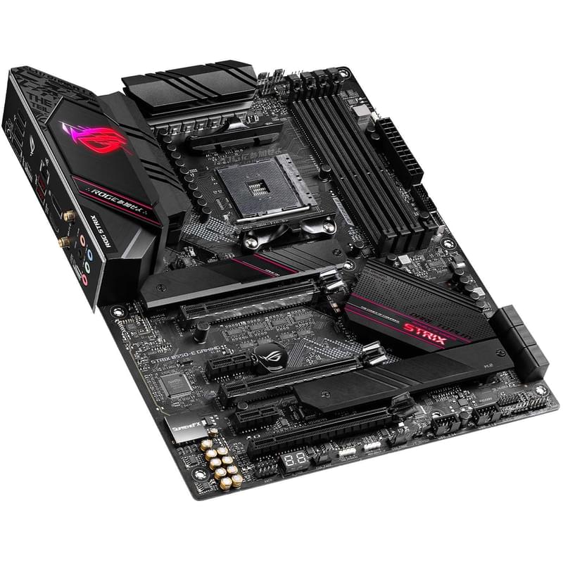 Материнская плата Asus ROG STRIX B550-E GAMING AM4 4DDR4 PCI-E 3x16 2x1 (HDMI+DP) ATX - фото #5, Technodom.kz Материнская плата Asus ROG STRIX B550-E GAMING AM4 4DDR4 PCI-E 3x16 2x1 (HDMI+DP) ATX - фото #5, Technodom.kz