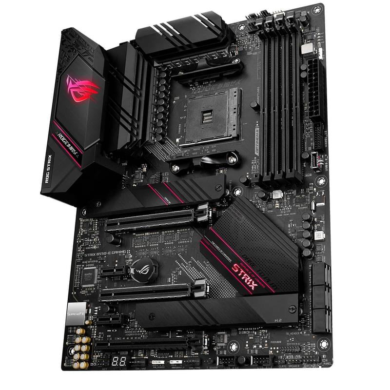 Материнская плата Asus ROG STRIX B550-E GAMING AM4 4DDR4 PCI-E 3x16 2x1 (HDMI+DP) ATX - фото #6, Technodom.kz Материнская плата Asus ROG STRIX B550-E GAMING AM4 4DDR4 PCI-E 3x16 2x1 (HDMI+DP) ATX - фото #6, Technodom.kz