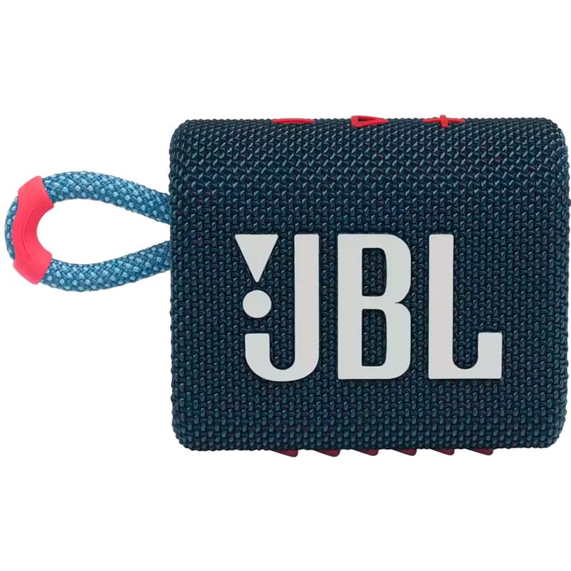 Bluetooth JBL Go 3 колонкасы, Blue/Pink (JBLGO3BLUP) - фото #0, Technodom.kz