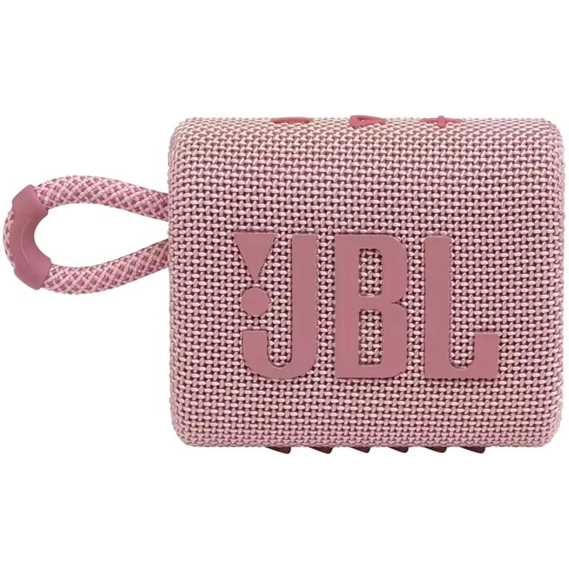 Bluetooth JBL Go 3 колонкасы, Pink (JBLGO3PINK) - фото #0, Technodom.kz