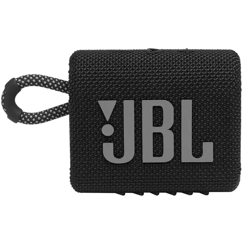 Колонки Bluetooth JBL Go 3, Black (JBLGO3BLK) - фото #0, Technodom.kz