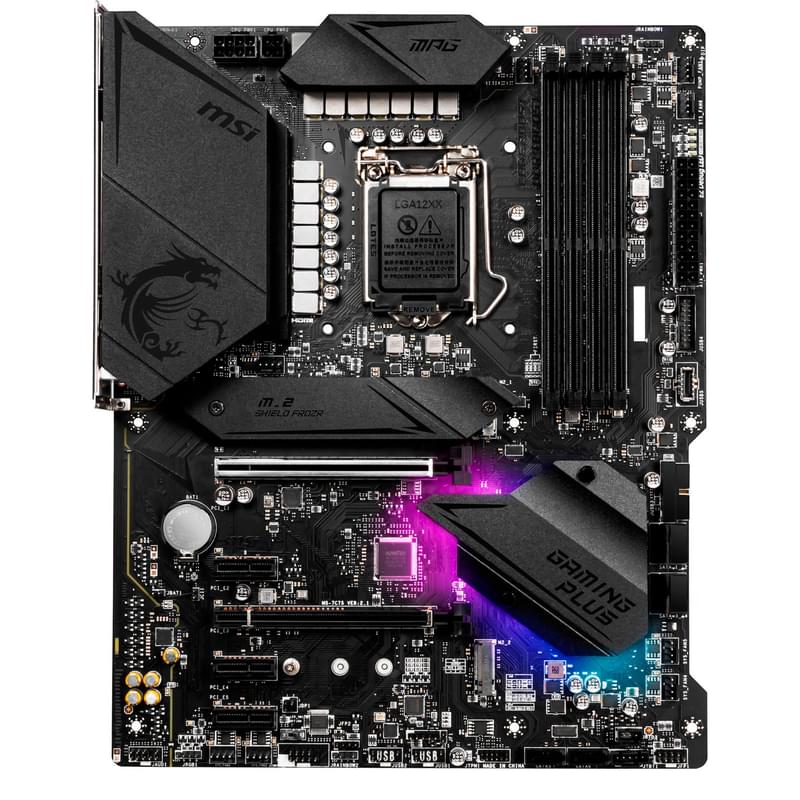 Материнская плата MSI MPG Z490 GAMING PLUS LGA1200 4DDR4 PCI-E 2x16 3x1 (HDMI+DP) ATX - фото #0, Technodom.kz Материнская плата MSI MPG Z490 GAMING PLUS LGA1200 4DDR4 PCI-E 2x16 3x1 (HDMI+DP) ATX - фото #0, Technodom.kz
