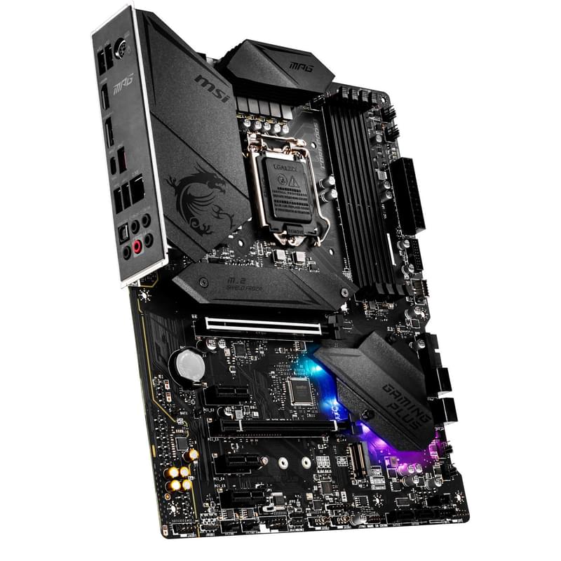 Материнская плата MSI MPG Z490 GAMING PLUS LGA1200 4DDR4 PCI-E 2x16 3x1 (HDMI+DP) ATX - фото #1, Technodom.kz Материнская плата MSI MPG Z490 GAMING PLUS LGA1200 4DDR4 PCI-E 2x16 3x1 (HDMI+DP) ATX - фото #1, Technodom.kz