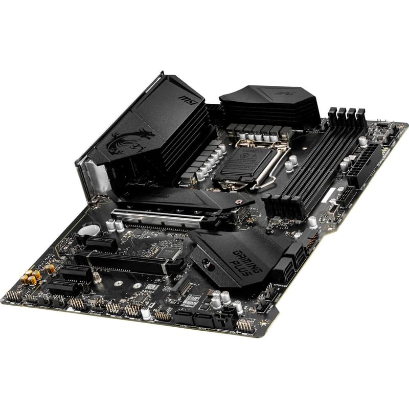 Материнская плата MSI MPG Z490 GAMING PLUS LGA1200 4DDR4 PCI-E 2x16 3x1 (HDMI+DP) ATX - фото #3, Technodom.kz Материнская плата MSI MPG Z490 GAMING PLUS LGA1200 4DDR4 PCI-E 2x16 3x1 (HDMI+DP) ATX - фото #3, Technodom.kz