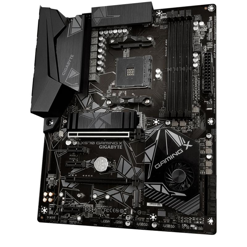 Материнская плата Gigabyte X570 GAMING X 1.1 AM4 4DDR4 PCI-E 2x16 3x1 (HDMI) ATX - фото #2, Technodom.kz
