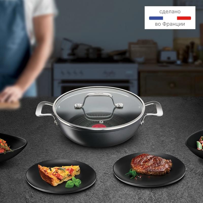 Unlimited Tefal G2557172 2 Тұтқасы бар табасы 26 см ст/кр - фото #7, Technodom.kz Unlimited Tefal G2557172 2 Тұтқасы бар табасы 26 см ст/кр - фото #7, Technodom.kz