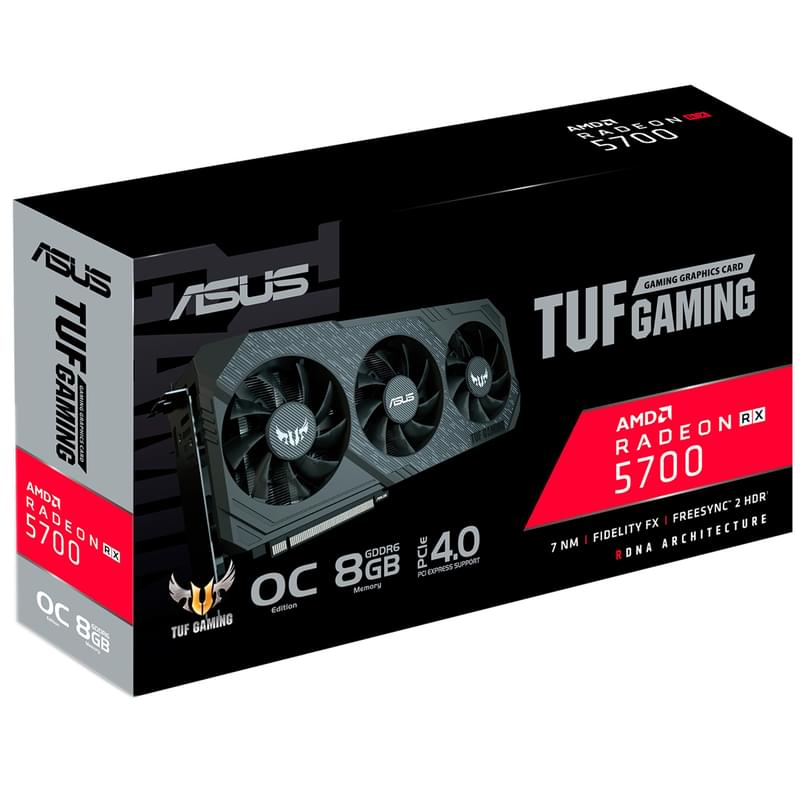 Видеокарта Asus TUF Gaming X3 Radeon RX 5700 OC 8GB 256bit/G6 (HDMI+DP)(TUF 3-RX5700-O8G-GAMING) - фото #7, Technodom.kz