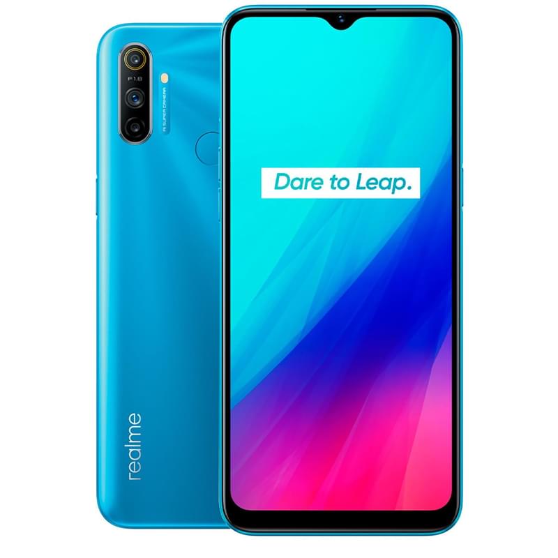 Смартфон Realme C3 3/64GB Blue - фото #0, Technodom.kz