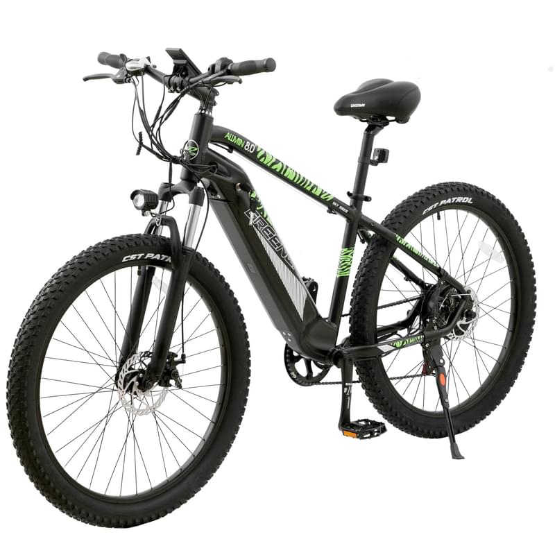 Электровелосипед Greenway 350W, 36V/10.40AH LG, 27,5" Black/Green (27DT231) - фото #2, Technodom.kz