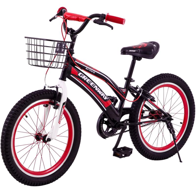 Велосипед Greenway Brave, 20" Black/Red - фото #3, Technodom.kz Велосипед Greenway Brave, 20" Black/Red - фото #3, Technodom.kz