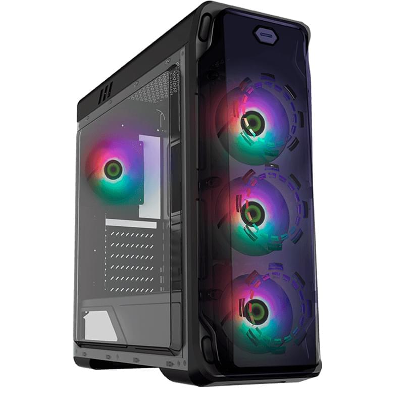 ПК корпус GameMax Starlight FRGB Mid-Tower, window, Black ATX (G509) - фото #0, Technodom.kz