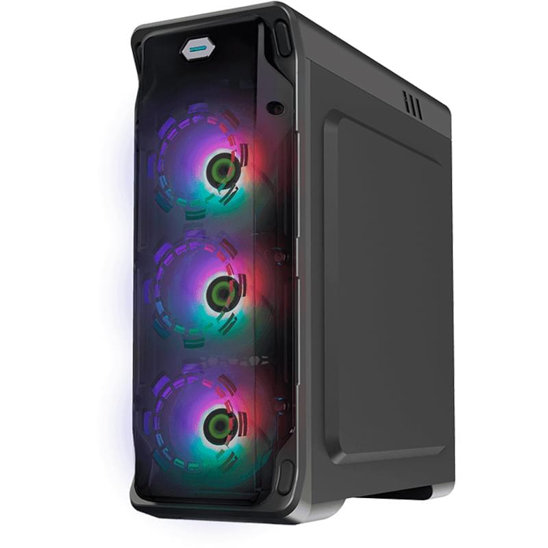 ПК корпус GameMax Starlight FRGB Mid-Tower, window, Black ATX (G509) - фото #2, Technodom.kz