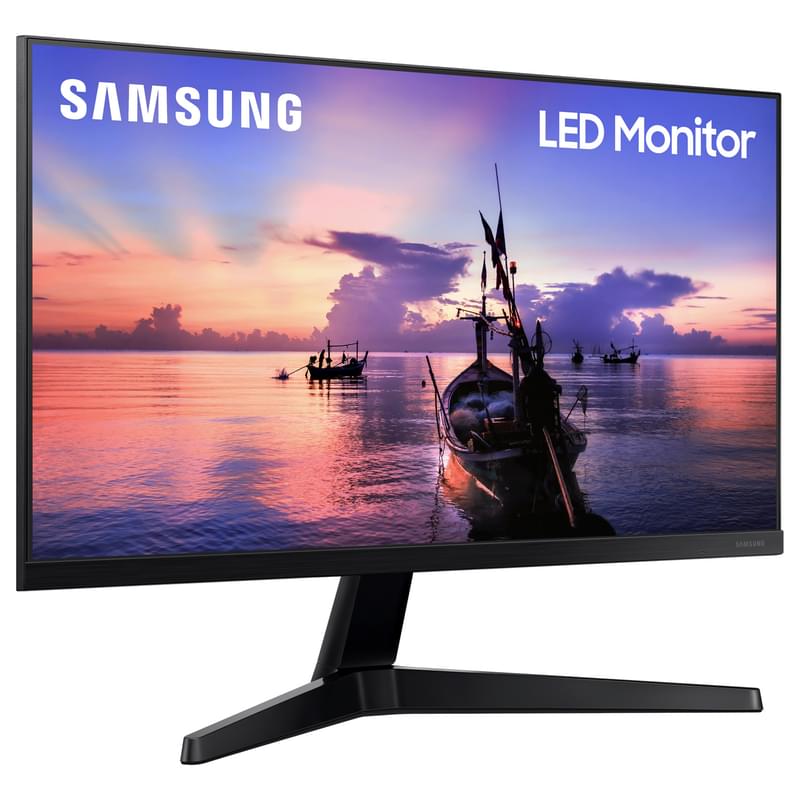 Монитор 24" Samsung LF24T350FHIXCI 1920x1080 16:9 IPS 75ГЦ (HDMI+VGA) Black - фото #3, Technodom.kz