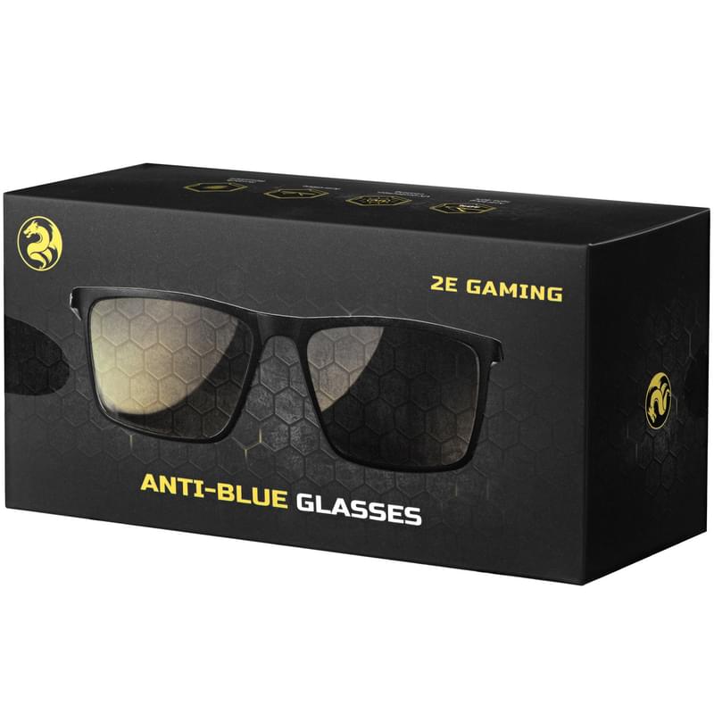 Очки для компьютера 2Е Gaming Glasses Black/Yellow - фото #3, Technodom.kz