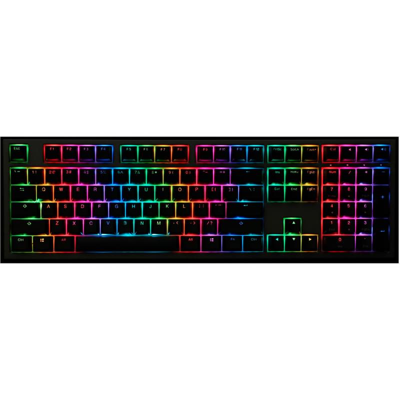 Клавиатура игровая проводная Ducky Shine 7 RGB, Red Switch - фото #1, Technodom.kz