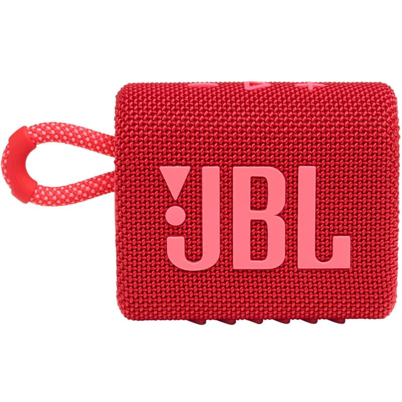 Колонки Bluetooth JBL Go 3, Red (JBLGO3RED) - фото #0, Technodom.kz