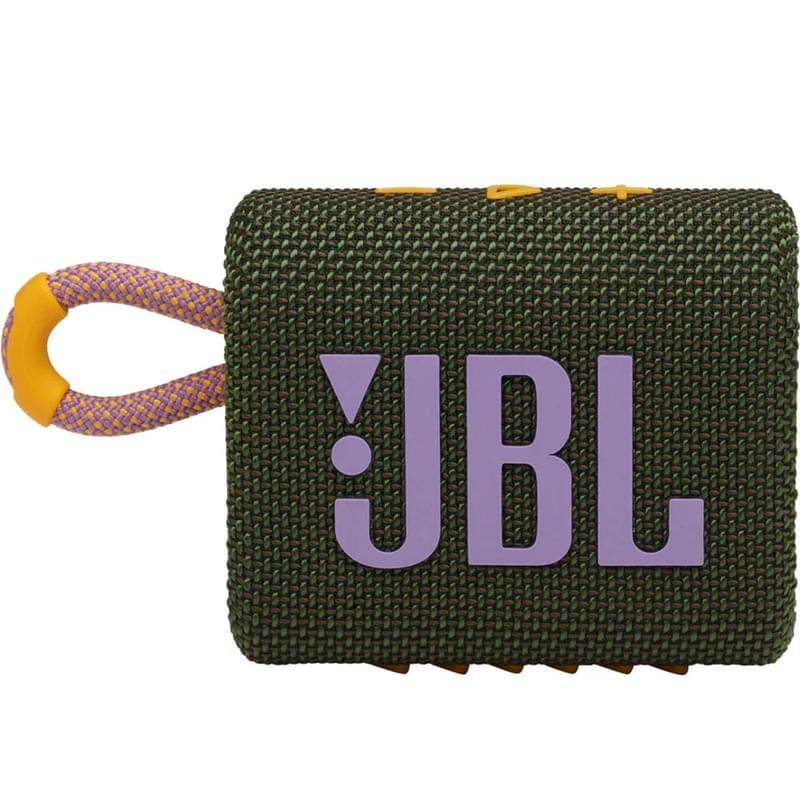 Bluetooth JBL Go 3 колонкасы, Green (JBLGO3GRN) - фото #0, Technodom.kz