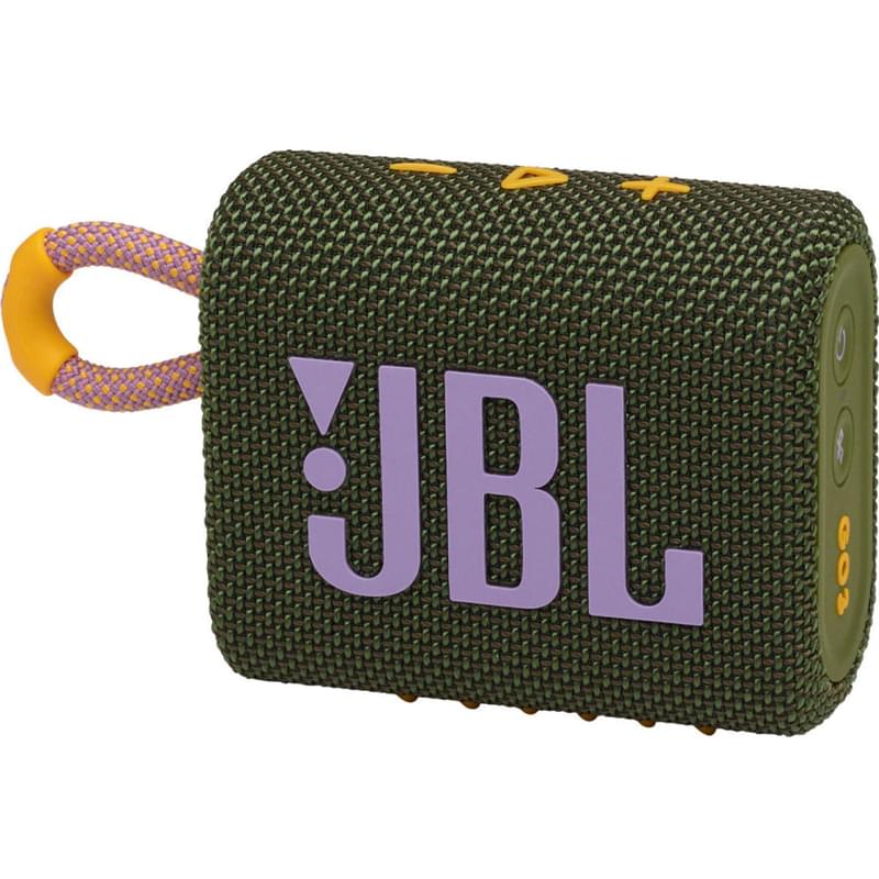 Колонки Bluetooth JBL Go 3, Green (JBLGO3GRN) - фото #1, Technodom.kz