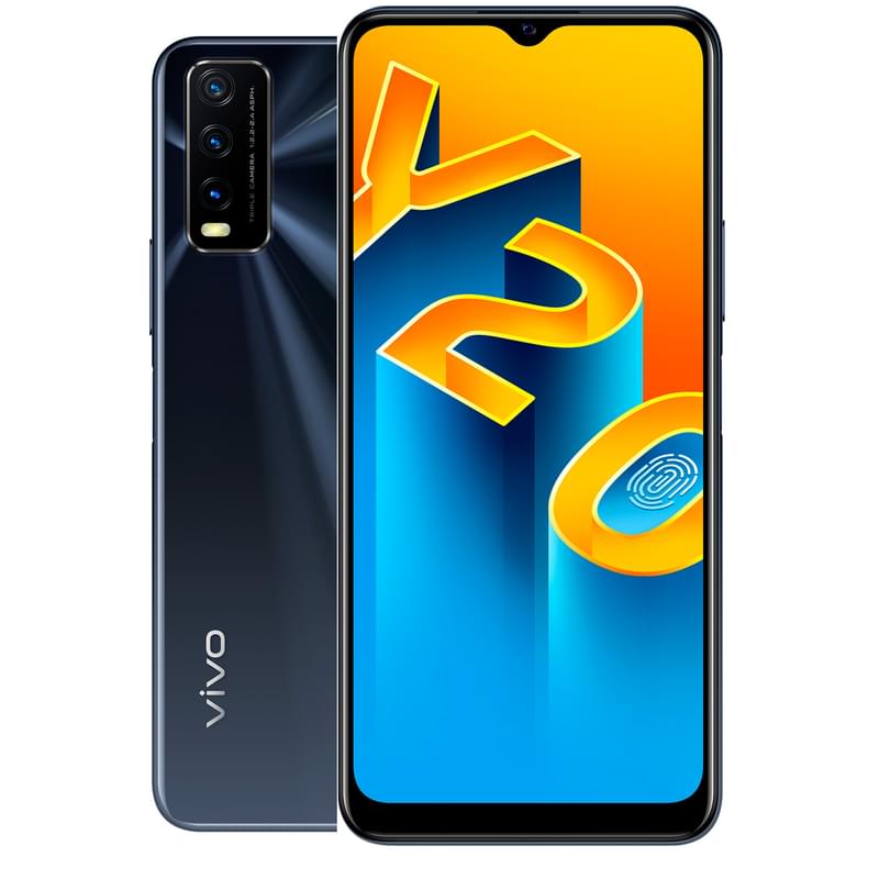 Смартфон Vivo Y20 4/64GB Obsidian Black - фото #0, Technodom.kz
