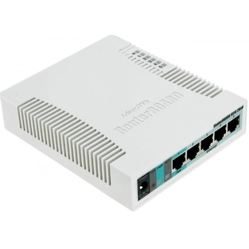 Беспроводной маршрутизатор, MikroTik RB951UI-2HND, 5 порта + Wi-Fi, 100 Mbps - фото #0, Technodom.kz