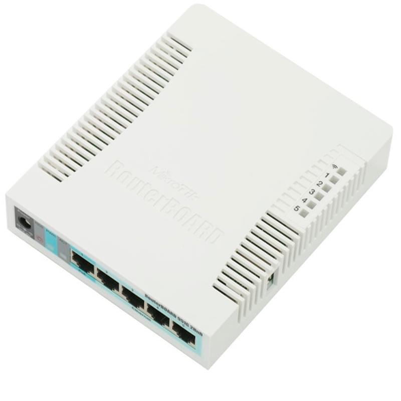 Беспроводной маршрутизатор, MikroTik RB951UI-2HND, 5 порта + Wi-Fi, 100 Mbps - фото #2, Technodom.kz
