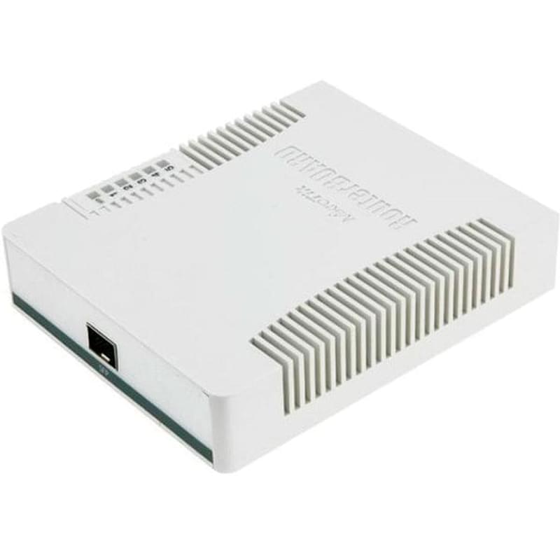 Коммутатор, MikroTik RB260GS RouterBOARD  PoE, 5 портов 10/100/1000 Mbps - фото #1, Technodom.kz