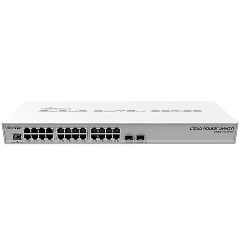 Коммутатор, MikroTik Cloud Router Switch, 24 портов 10/100/1000 Mbps - фото #0, Technodom.kz