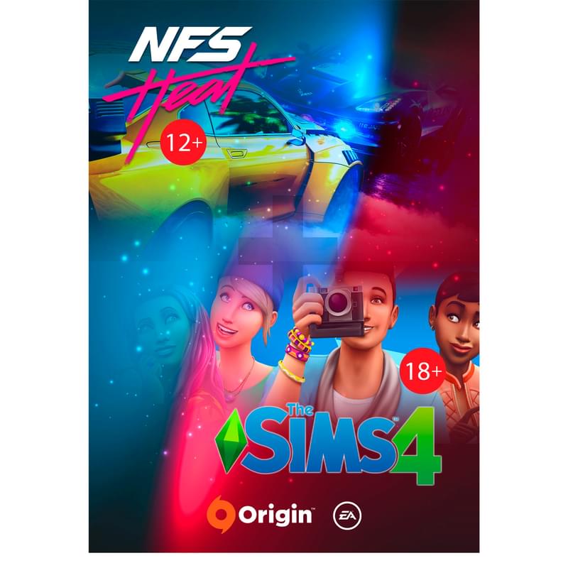 Набор игр для PC NFS HEAT + THE SIMS 4 - фото #0, Technodom.kz