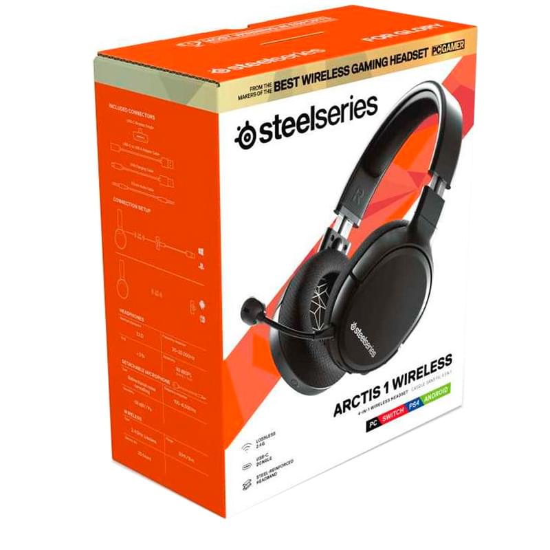 Игровая гарнитура беспроводная SteelSeries Arctis 1 (61512) - фото #4, Technodom.kz