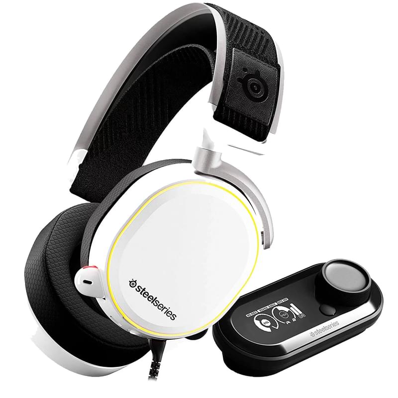 Игровая гарнитура беспроводная SteelSeries Arctis Pro + GameDAC, White (61454) - фото #0, Technodom.kz