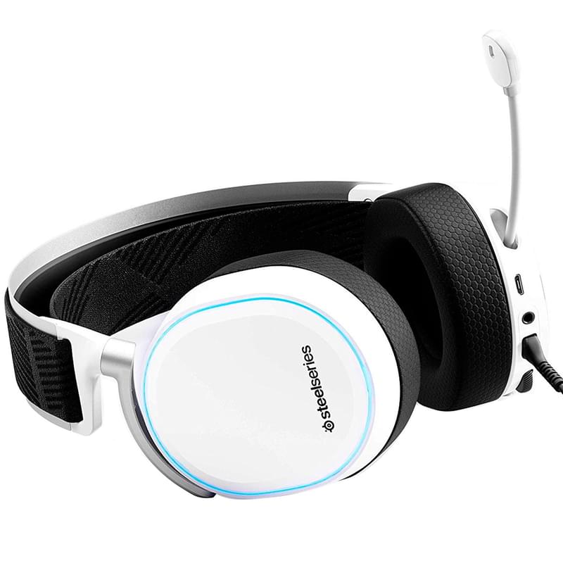 Игровая гарнитура беспроводная SteelSeries Arctis Pro + GameDAC, White (61454) - фото #3, Technodom.kz