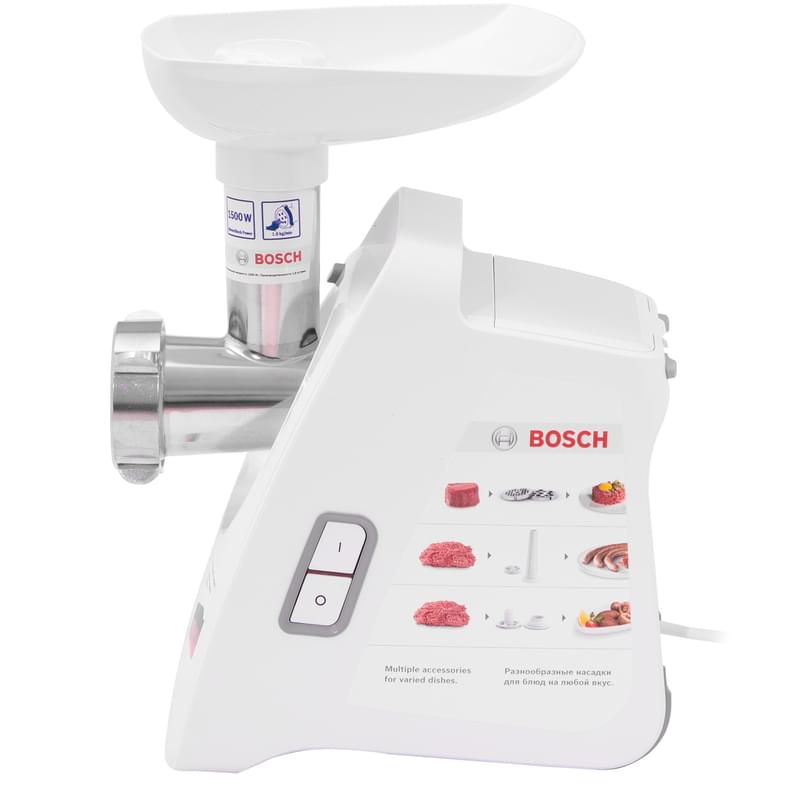 Мясорубка Bosch MFW-3520W - фото #2, Technodom.kz