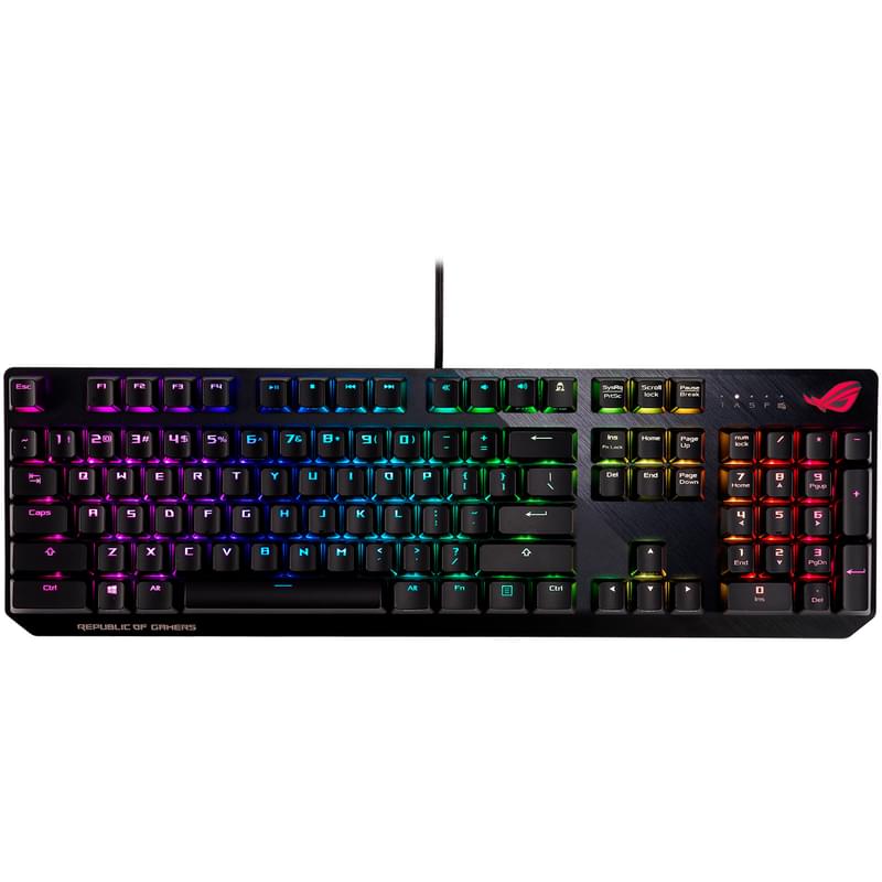 Клавиатура игровая проводная Asus ROG Strix Scope RGB, MX Red - фото #0, Technodom.kz