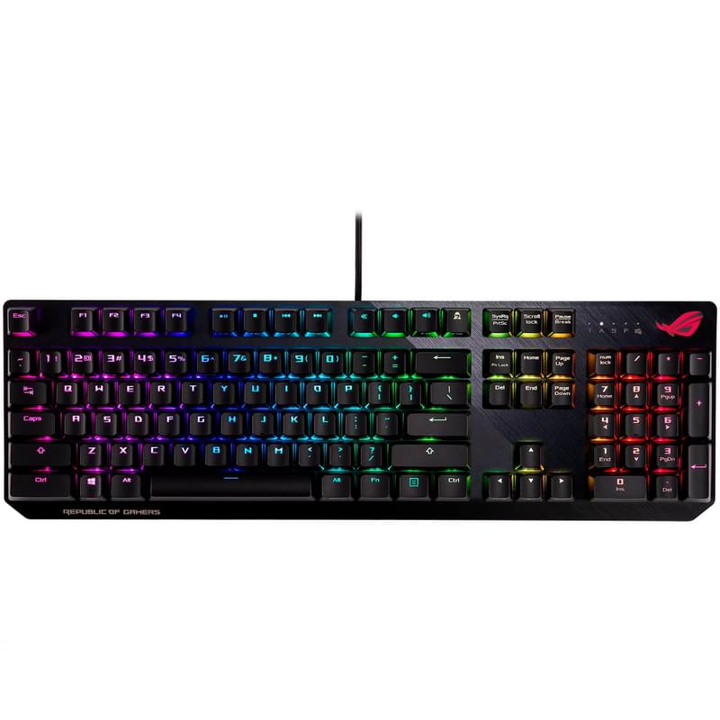 Клавиатура игровая проводная Asus ROG Strix Scope RGB, MX Red - фото #0, Technodom.kz