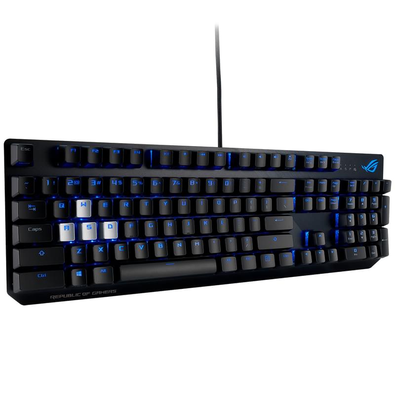 Клавиатура игровая проводная Asus ROG Strix Scope RGB, MX Red - фото #3, Technodom.kz