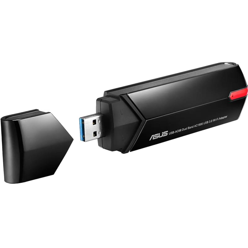 Беспроводной USB-адаптер ASUS USB-AC68, 600/1300 Mbps (USB-AC68) - фото #3, Technodom.kz