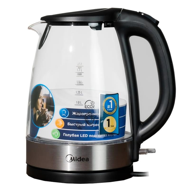 Электрический чайник Midea MK-8016 - фото #6, Technodom.kz
