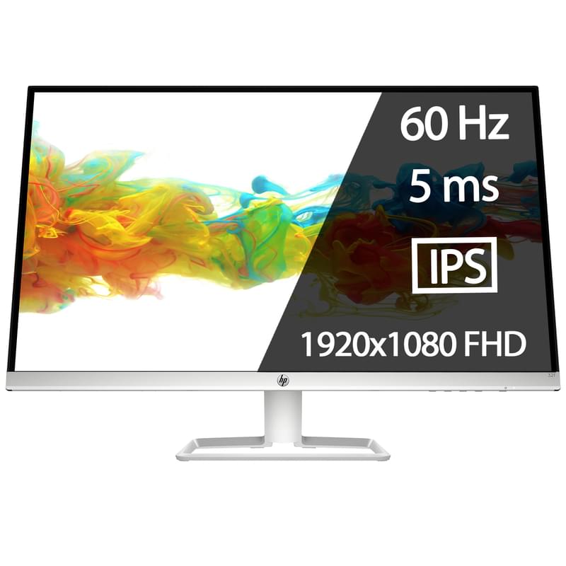 Монитор 31.5" HP 32f 6XJ00AA 1920x1080 16:9 IPS 60ГЦ (HDMI+VGA) Black - фото #0, Technodom.kz