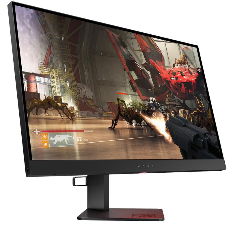 27" HP Omen 27x 6FN07AA Ойын мониторы 2560x1440 16:9 TN 240ГЦ (HDMI+DP) Black - фото #2, Technodom.kz