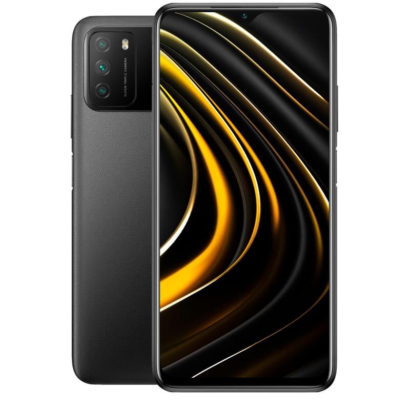 Смартфон Poco M3 4/64GB Power Black - фото #0, Technodom.kz